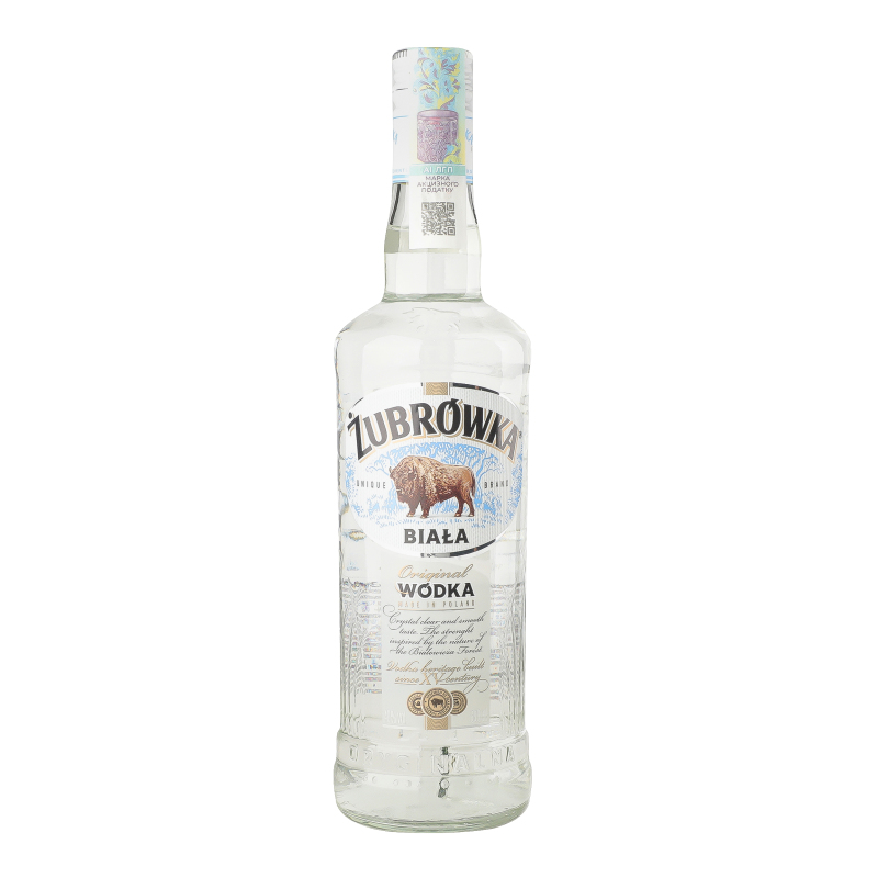 Горілка 0,5л 40% Biala Zubrowka пл Zubrowka 5900343001892: купить