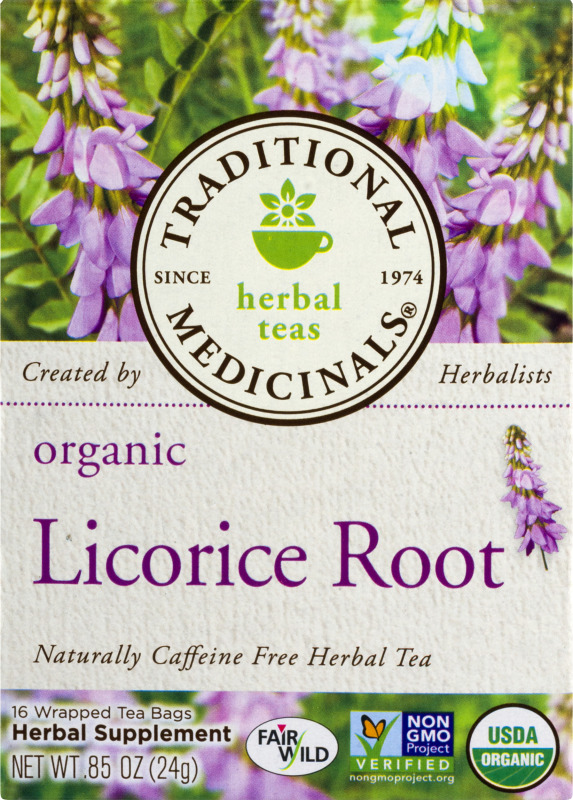 Traditional Medicinals Herbal Teas Organic Licorice Root Tea Bags 16