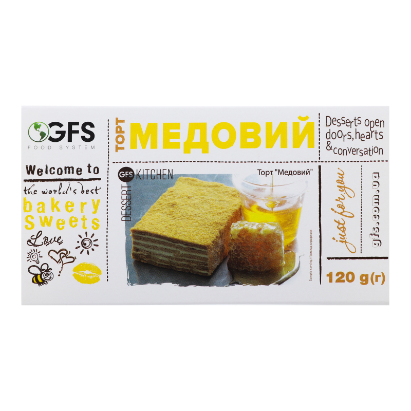 Торт Медовий GFS к/у