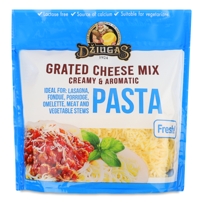 Суміш сирів д/пасти тертих 42% 200г Джюгас