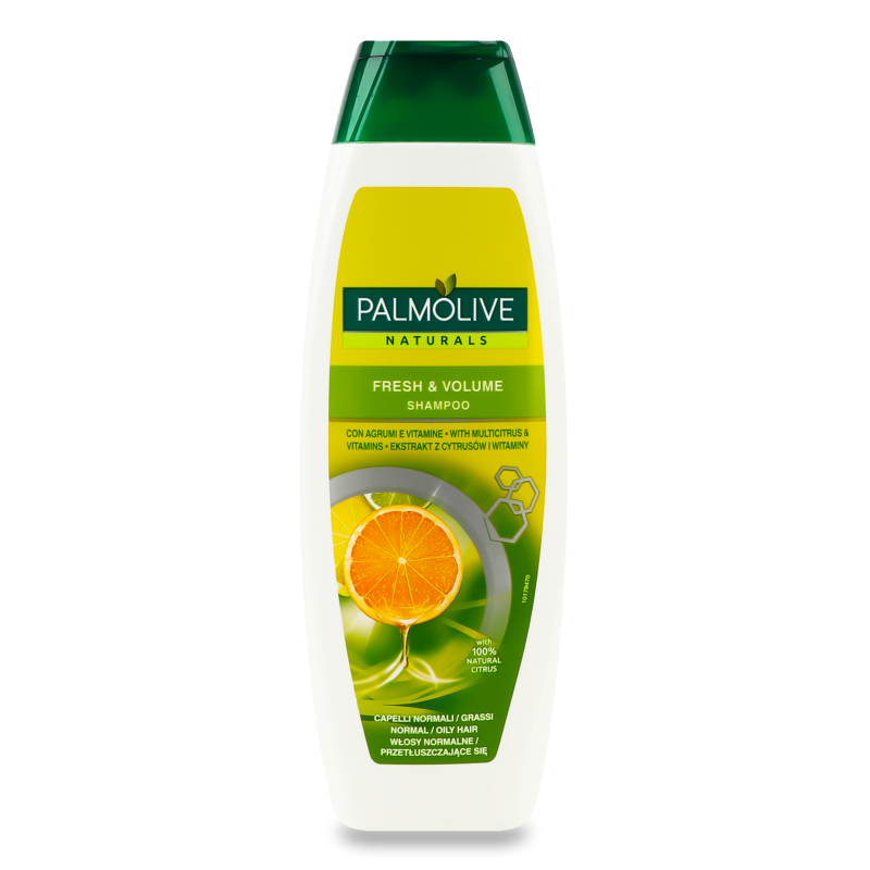 Шампунь Naturals Fresh&Volume з мультицитрусом та вітамінами 350мл Palmolive