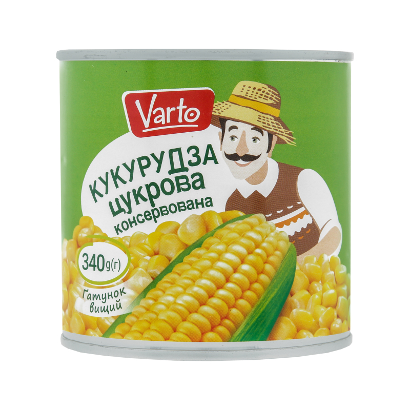 ВАРТО Кукурудза цукрова вакуумована з/б