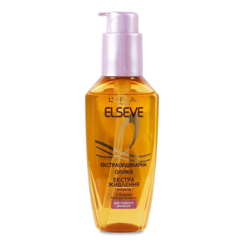 Олія д/волосся Ельсев Екстра живлення Розкіш 6 олій д/пошкодженого волосся 100мл з дозатором Лореаль