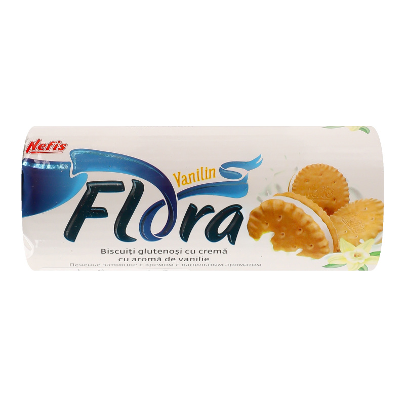 Печиво з кремом ванілін Flora Nefis м/у