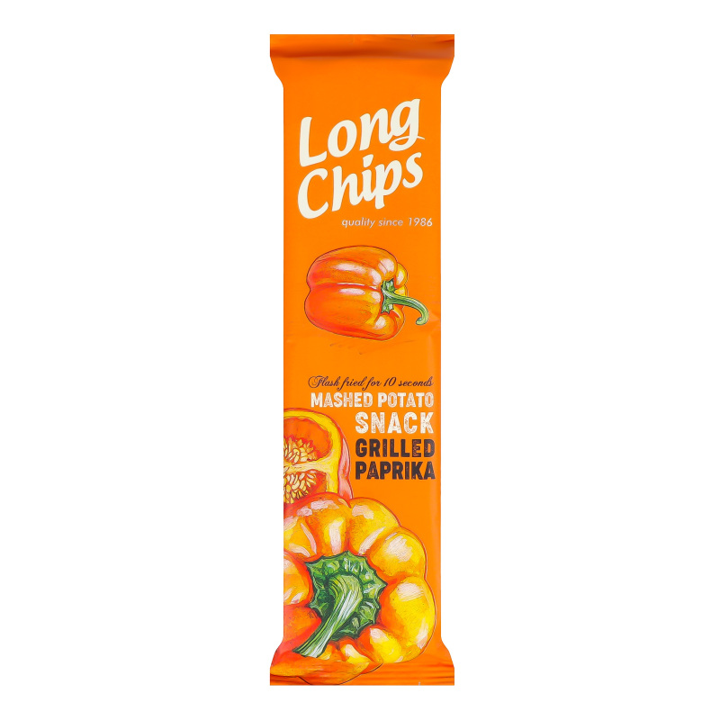 Закуска з картопляного пюре з ароматом паприки Long Chips м/у