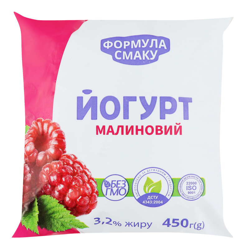 Йогурт 3.2% Малиновий Формула смаку м/у