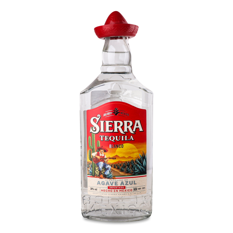Напій алкогольний Текіла Blanco 38% 0,7л Sierra