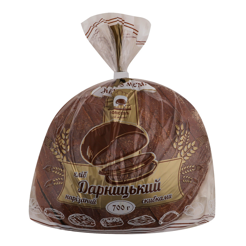 Хліб нарізний Дарницький Поліссяхліб м/у