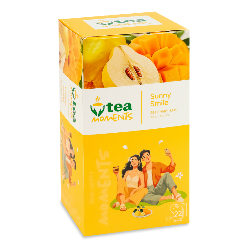 Чай Sunny Smile зелений 22*1,8г Tea Moments