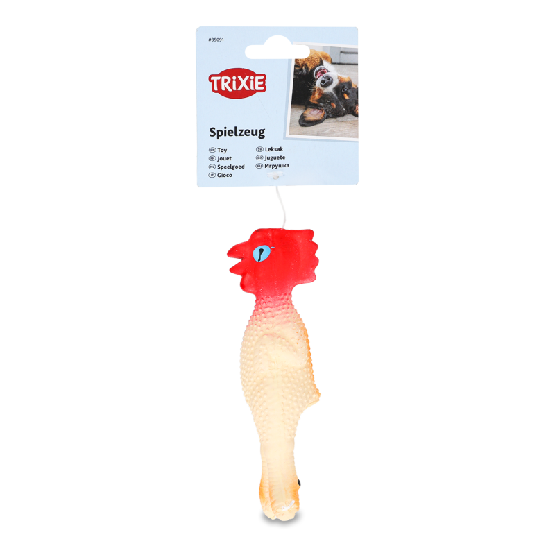 Іграшка д/собак Курчатко латекс 15см Тріксі