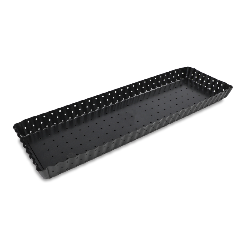 Форма д/випікання прямокутна перфорована 35*12см KYYW368