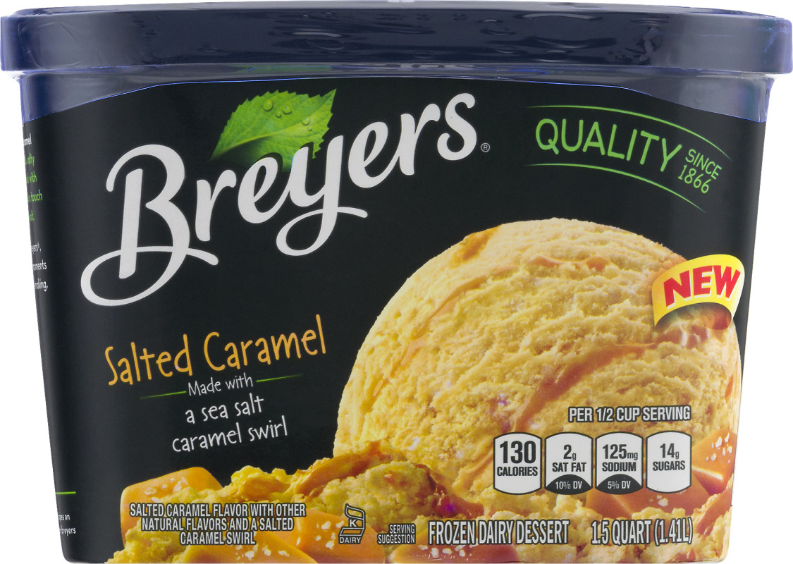 Breyers Salted Caramel Frozen Dairy Dessert Breyers(77567254450