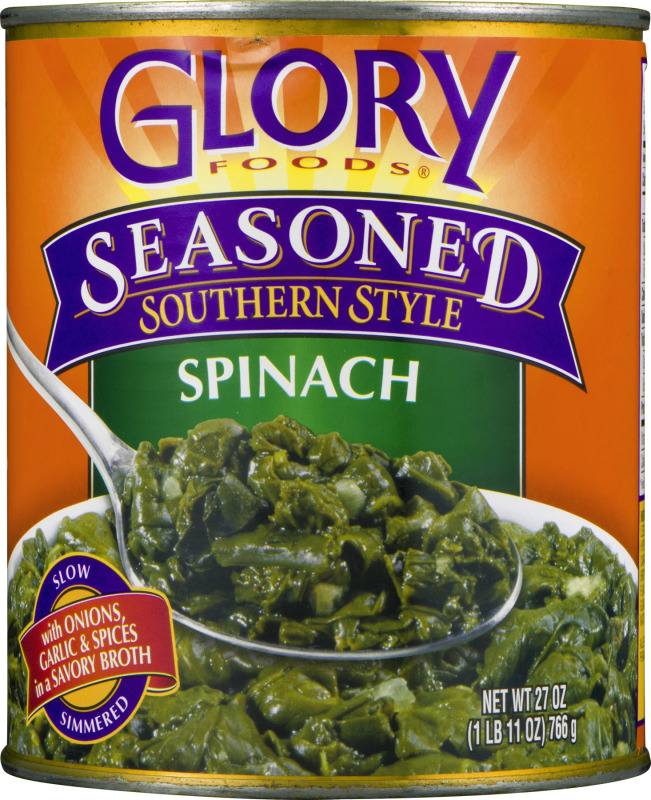 Spinach with onions, garlic&spices in a savory broth (736393106325)
