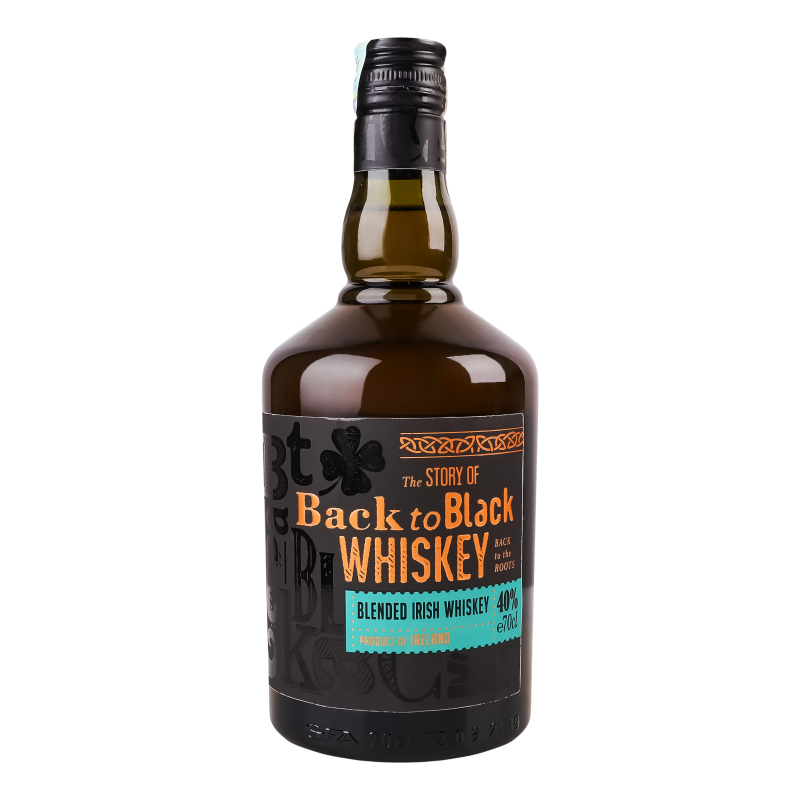 Віскі 0.7л 40% Blended Irish Back to Black пл Back to Black