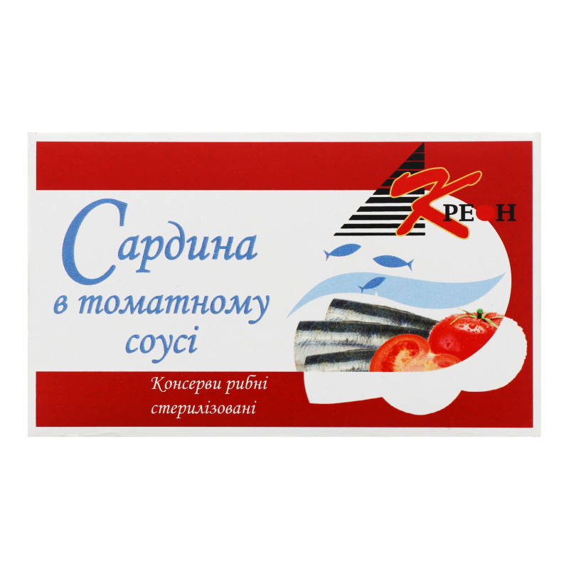 Сардина в томатному соусі Креон з/б