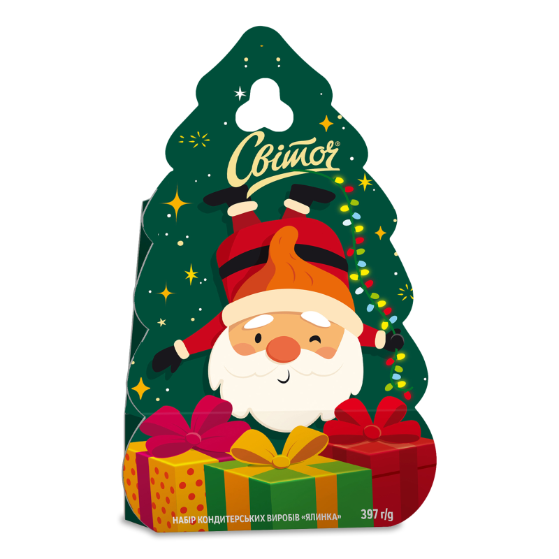 Набір кондитерських виробів Ялинка 397г Світоч