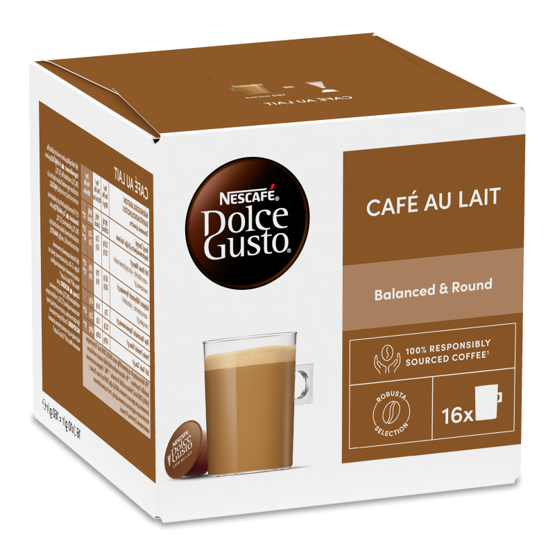 Набір д/приготування кави Cafe Au Lait 16капсул Nescafe Dolche Gusto