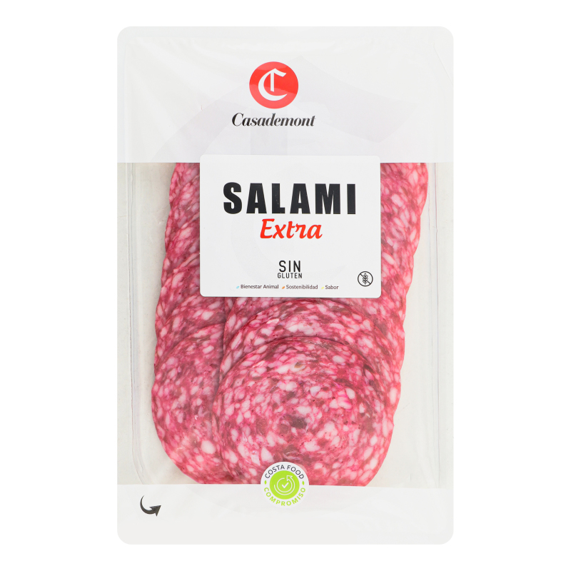 Ковбаса в нарізці Salami Extra Casademont лоток