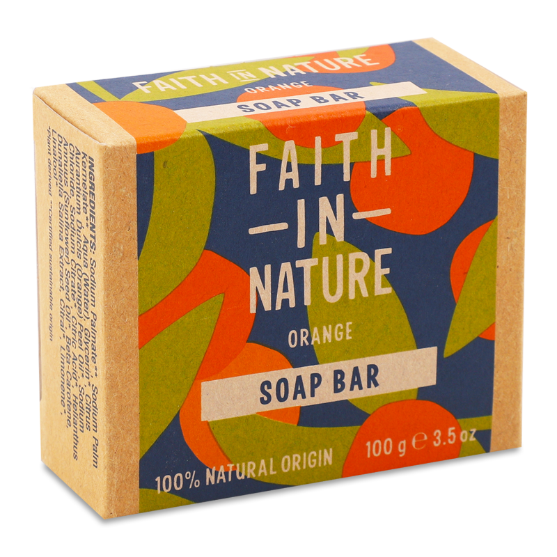Мило з апельсином 100г Faith in Nature
