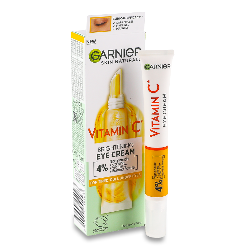 Крем д/шкіри навколо очей Скін Нейчералз Вітамін С 15мл Гарньє