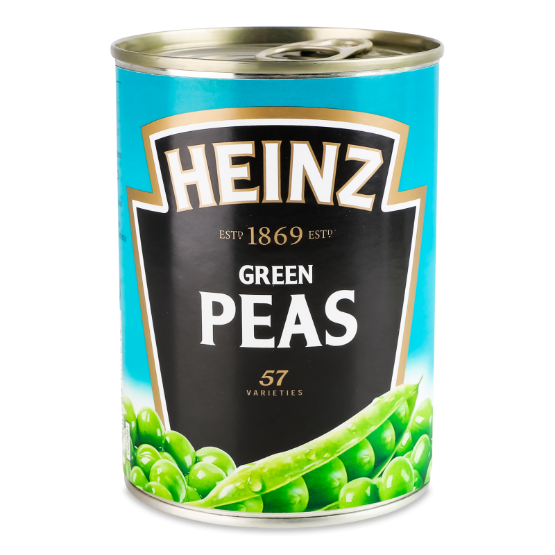 Горошок зелений 400г ж/б Хайнц