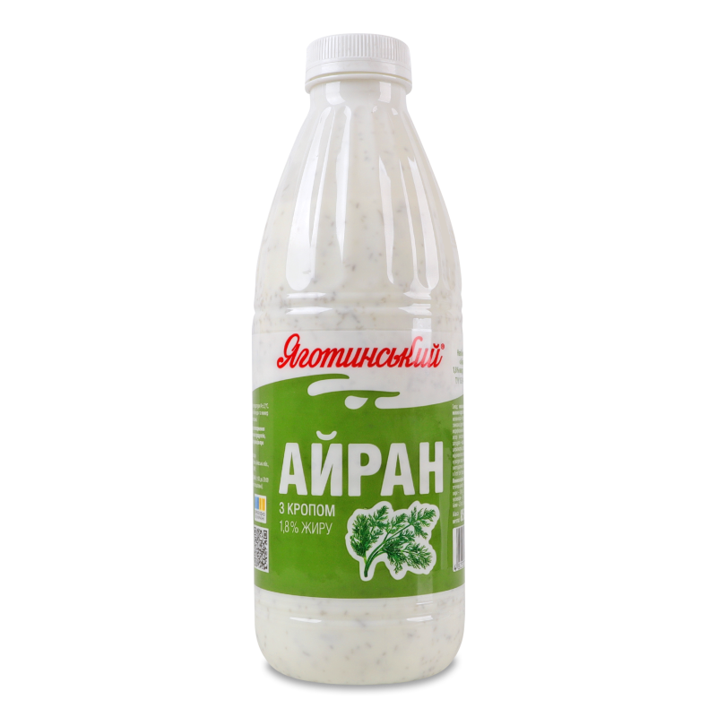 Напій кисломолочний Айран з кропом 1,8% 850г пет Яготинський