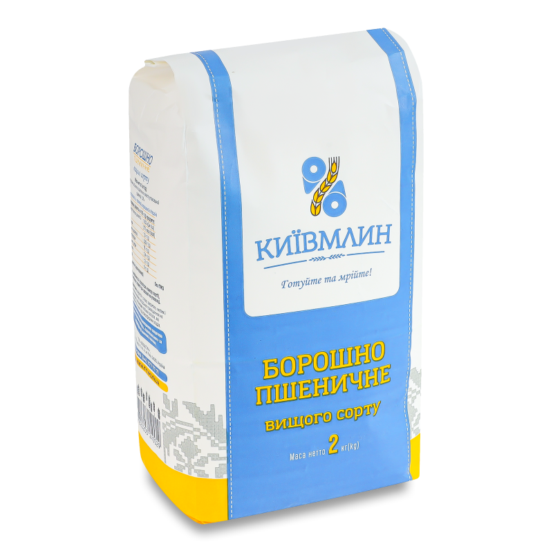 Борошно пшеничне в/г 2кг Київмлин