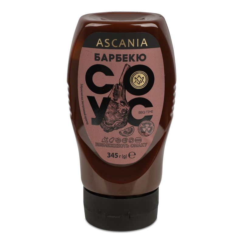 Соус Барбекю 300мл пет перевернутий Асканія