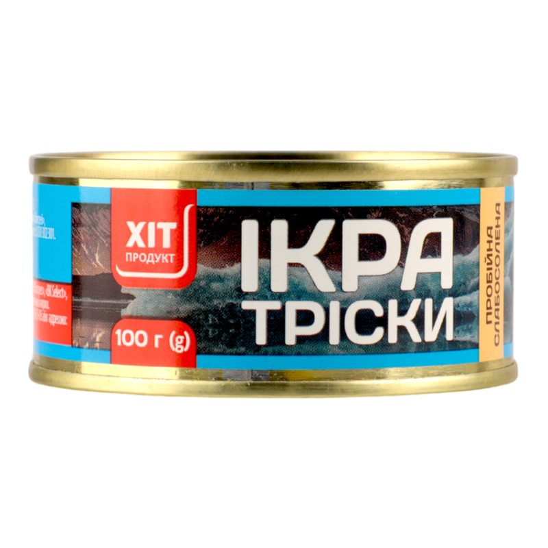 Ікра тріски пробійна Хіт продукт сл/с з/б