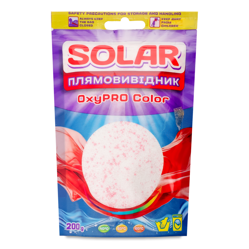 Плямовивідник Oxypro Color порошкоподібний 200г д/п Solar