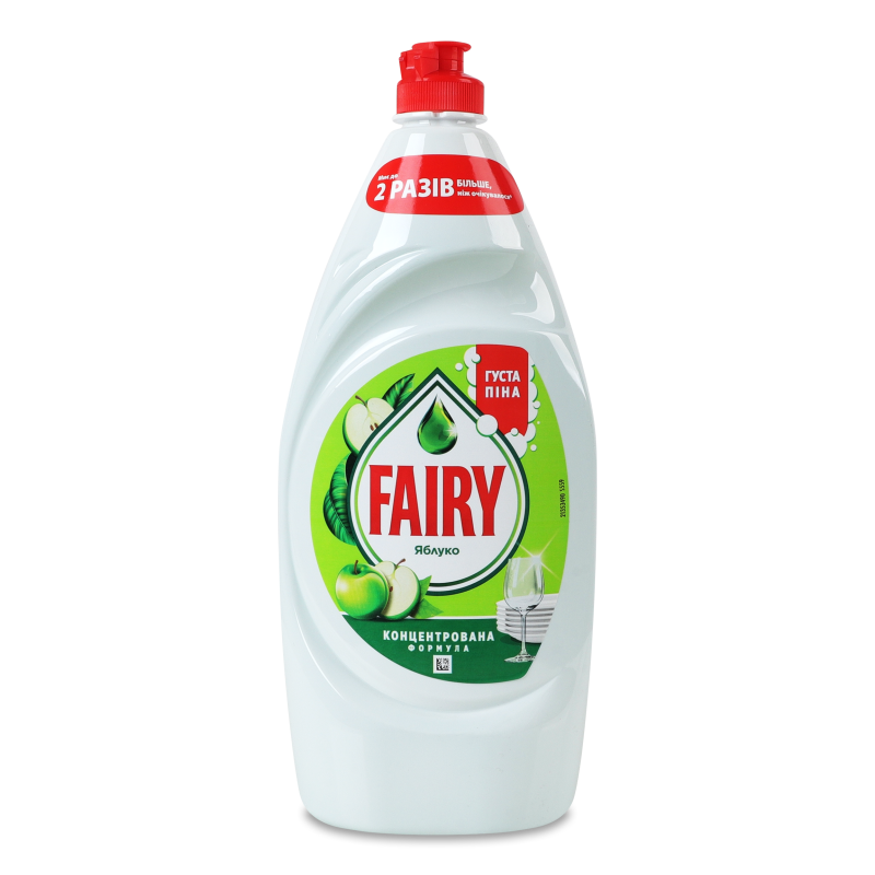 Засіб д/миття посуду Зелене яблуко 900мл Fairy