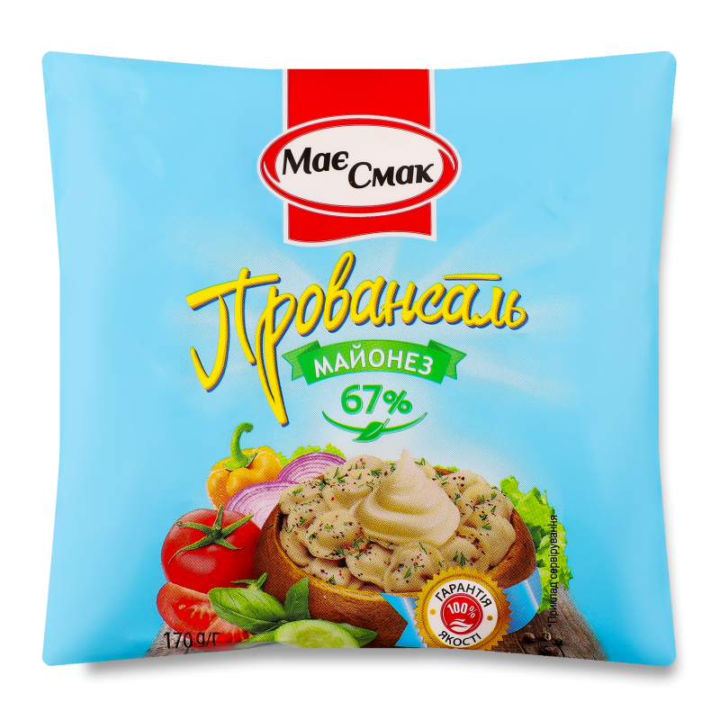 Майонез Провансаль 67% 170г п/е Має Смак