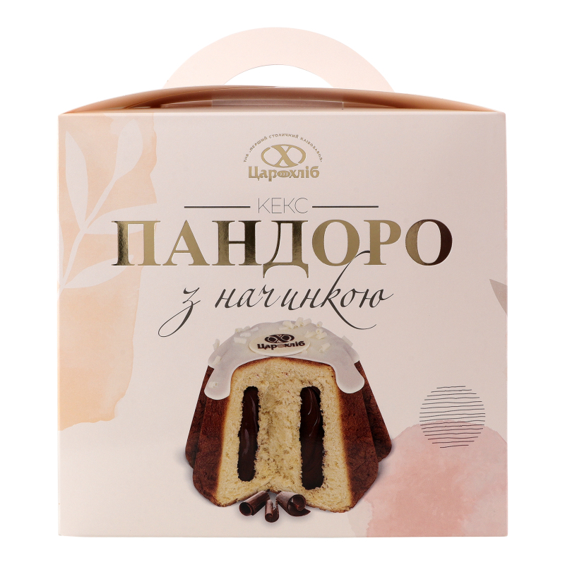 Кекс з начинкою Пандоро Цар хліб к/у