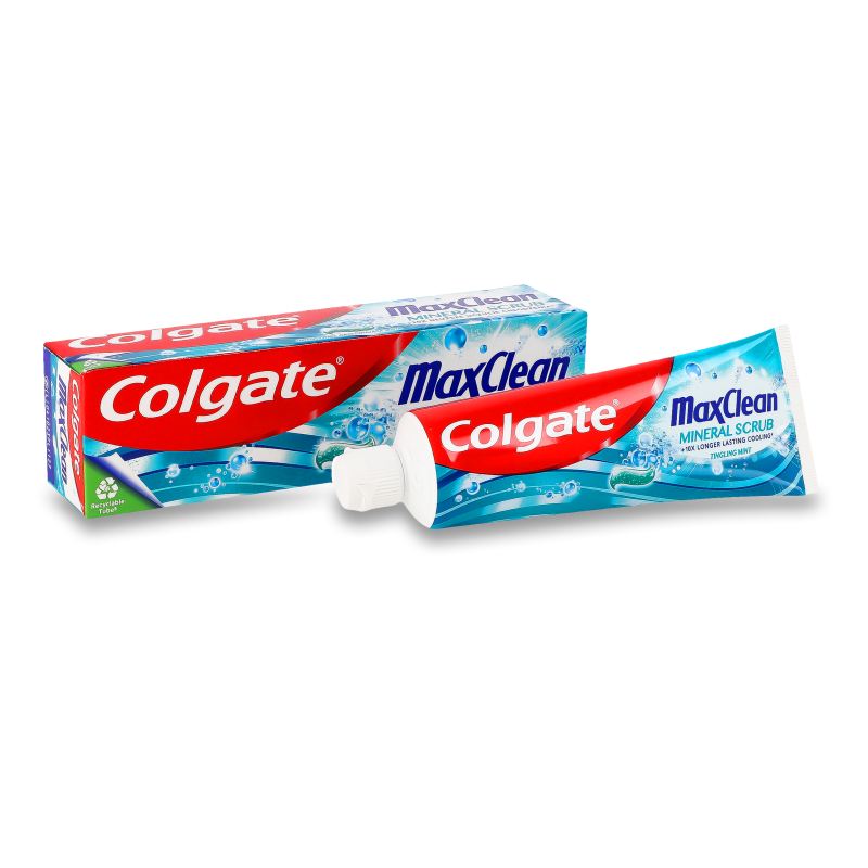 Паста зубна MaxClean Мінеральний скраб 75мл Colgate