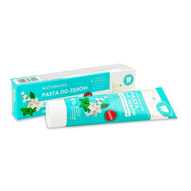 Паста зубна Нейчерал Жасмин+м’ята з гіалуроновою кислотою 100мл Біо Мадент