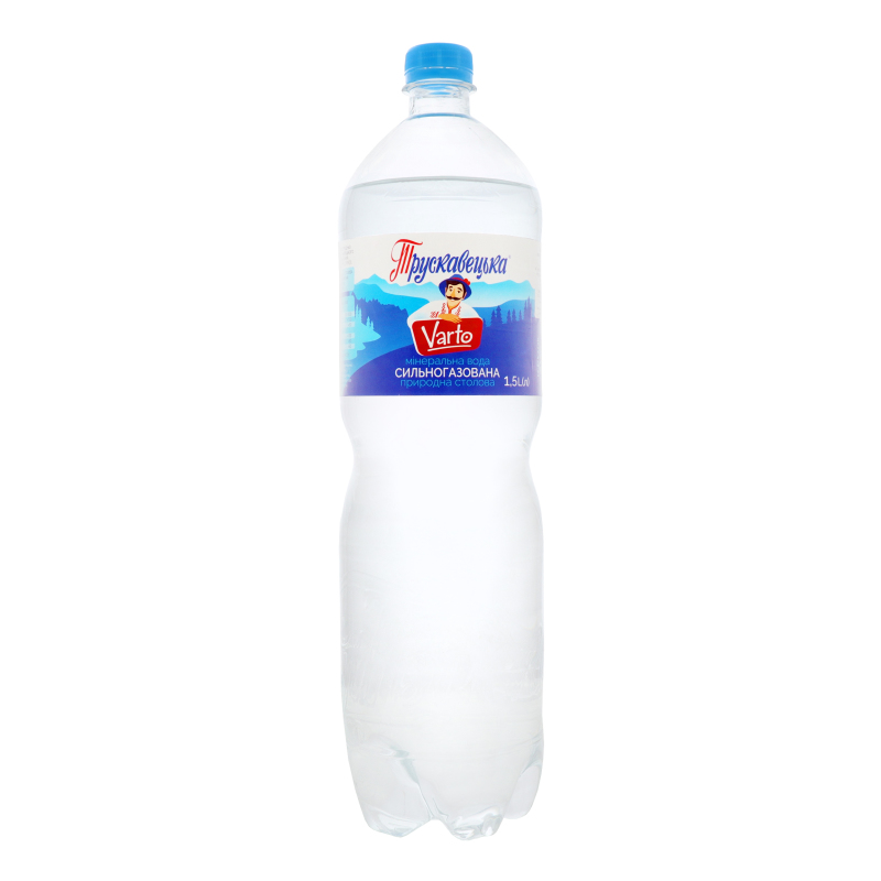 Вода минеральная сильногазированная Трускавецкая Varto п/бут 1.5л Varto ...