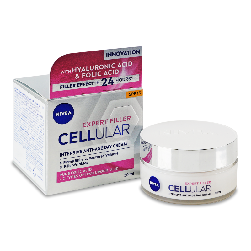 Крем д/обличчя Cellular Expert Filler SPF15 денний 50мл Nivea