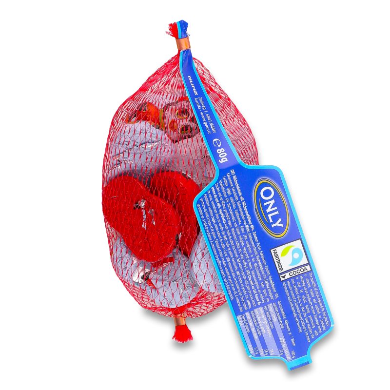 Фігурка з молочного шоколаду Christmas mix 80г сітка Only