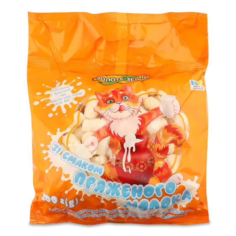 Палички кукурудзяні фігурні з топленим молоком 200г ЗАО ДКПК