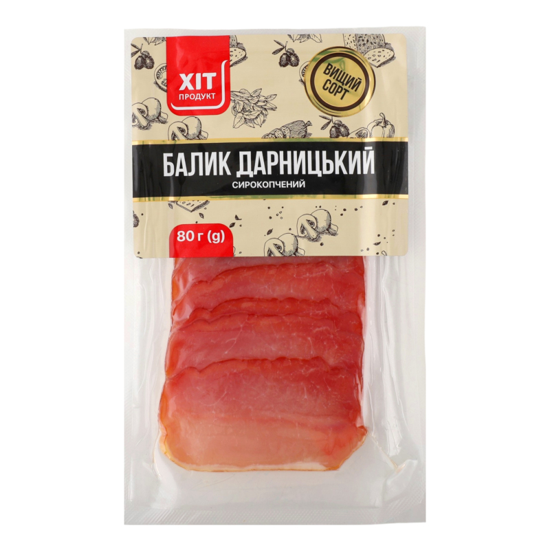 Балик нарізка Дарницький Хіт продукт с/к в/ґ в/у