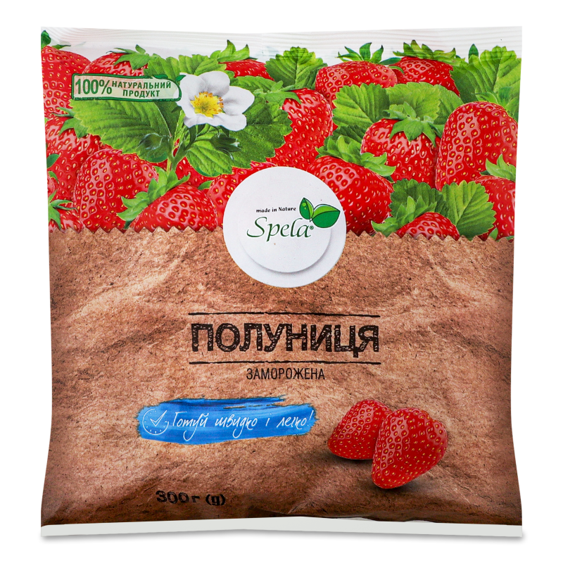 Полуниця с/м 300г п/е Спела