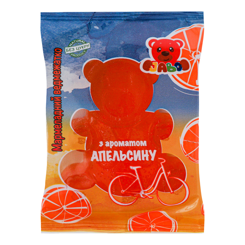 Мармелад желейний з ароматом апельсину Мармеладне ведмежатко Jabo м/у