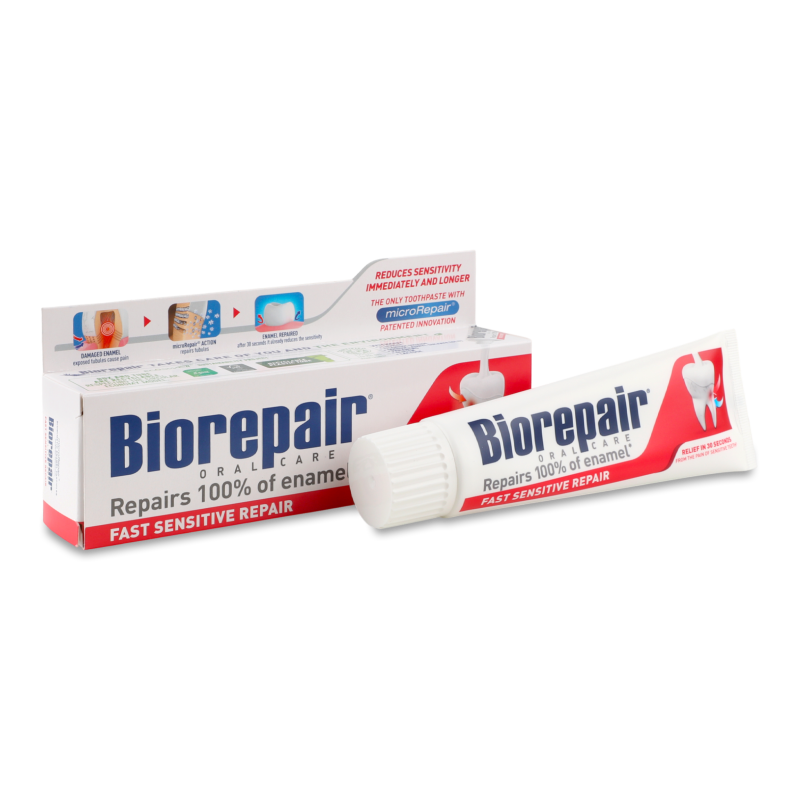 Паста зубна Швидке позбавлення від чутливості 75мл BioRepair