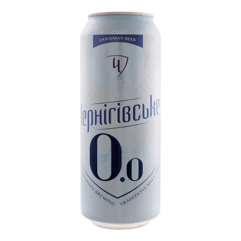 Пиво 0.5л 0.05% светлое пастеризованное 0.0 Чернігівське ж/б ...