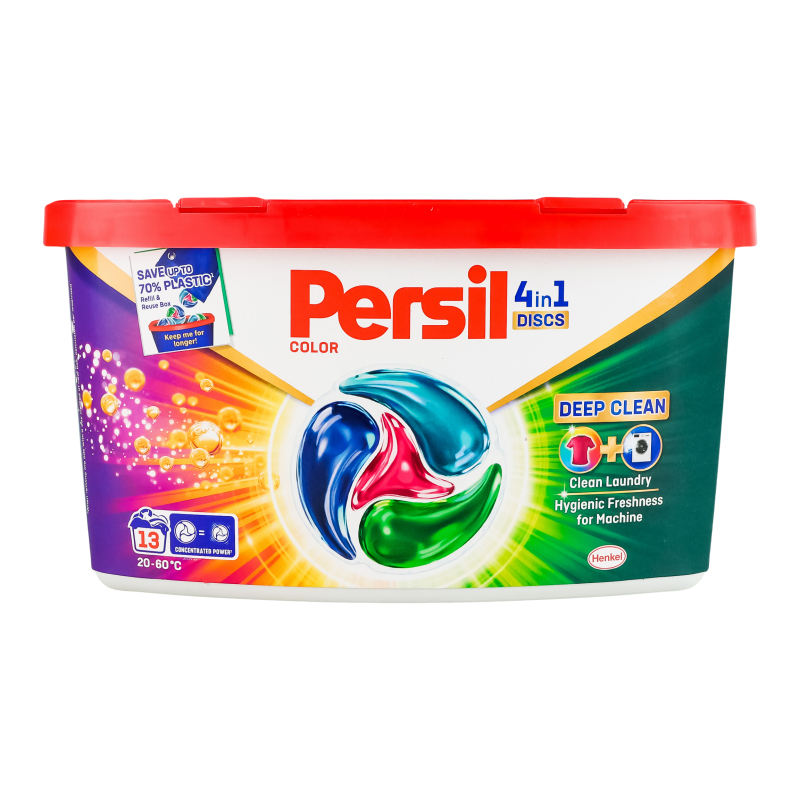 Средство моющее для стирки Color 4in1 Discs Deep Clean Persil 13х16.5г ...