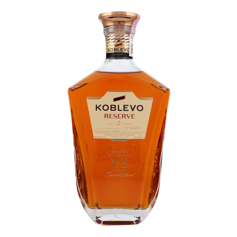 Коньяк 0.5л 40% Три звезды VS Коблево бут Koblevo(4820182220319 ...