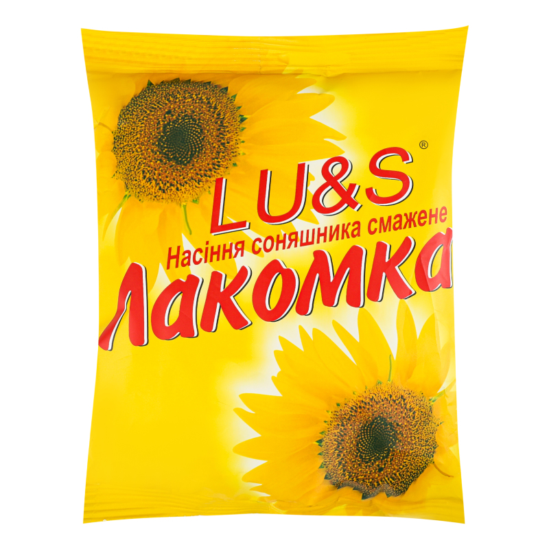 Насіння соняшника смажене Лакомка LU&S м/у