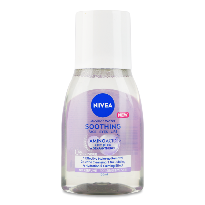 Вода міцелярна заспокійлива д/чутливої шкіри 100мл Nivea