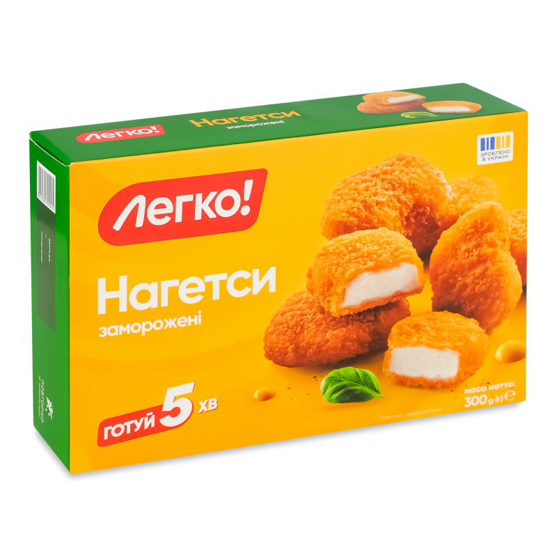 Нагетси курячі заморожені 300г Легко