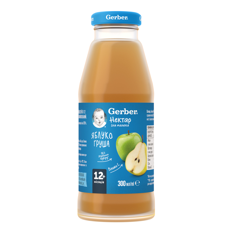 Нектар для дітей від 12міс Яблуко-груша Gerber с/пл